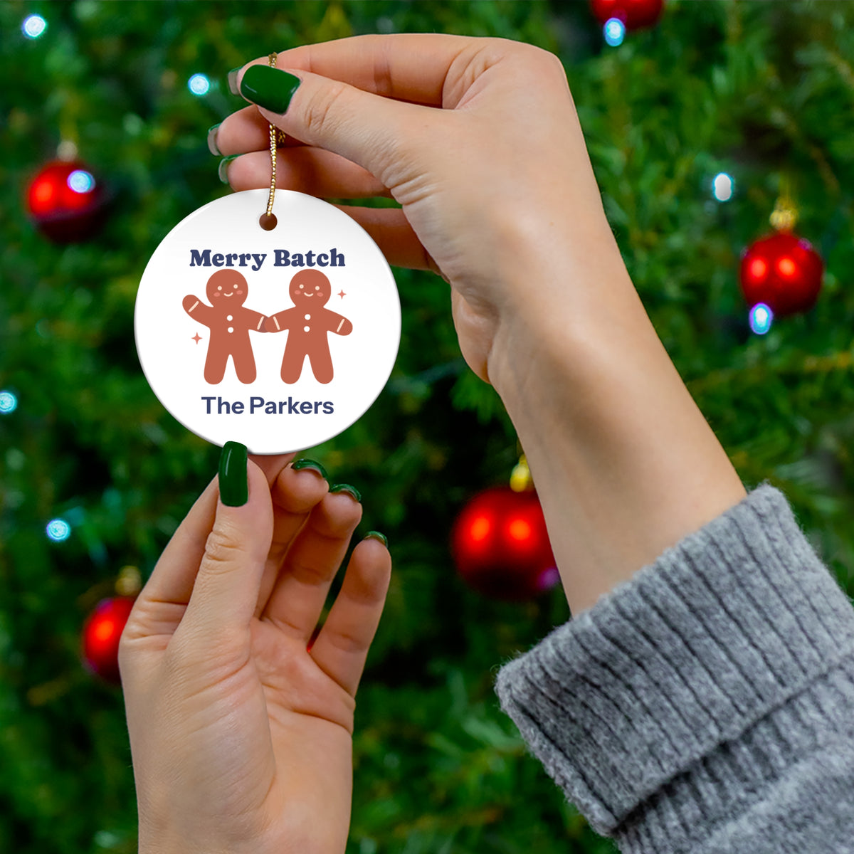 The Merry Batch | Personalized Ceramic Ornament