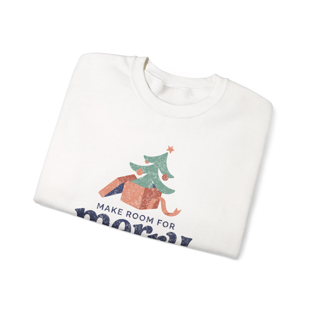 Make Room for Merry | Personalized Christmas Crewneck