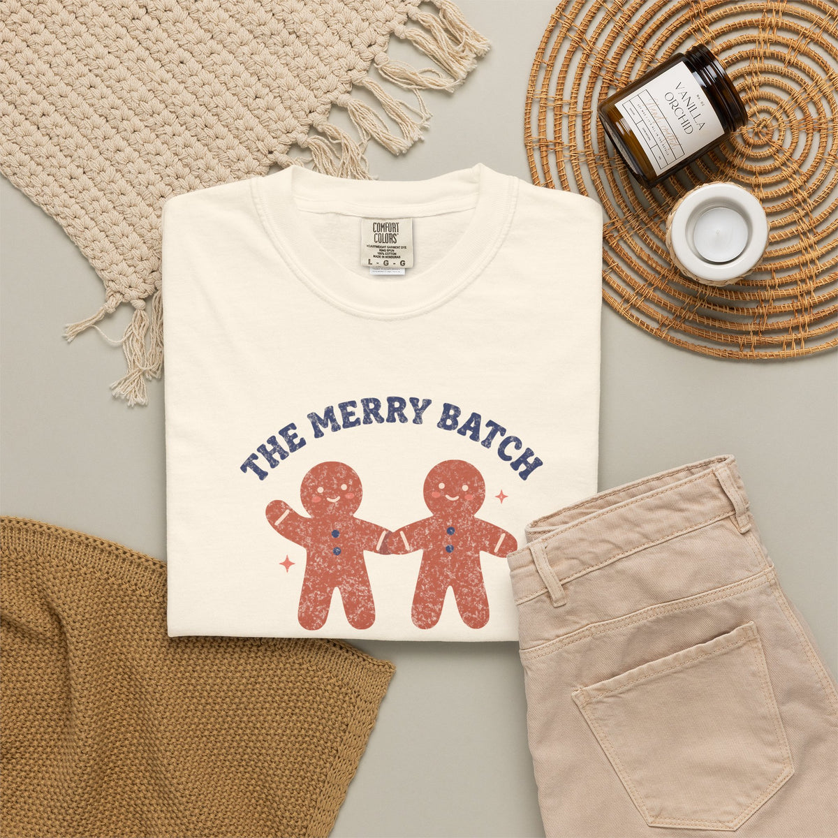 The Merry Batch | Christmas Tee | Design Only