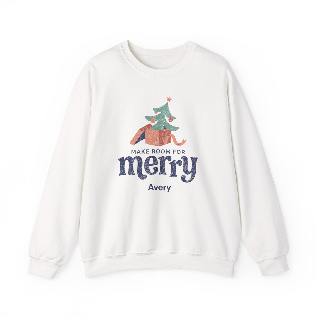 Make Room for Merry | Personalized Christmas Crewneck