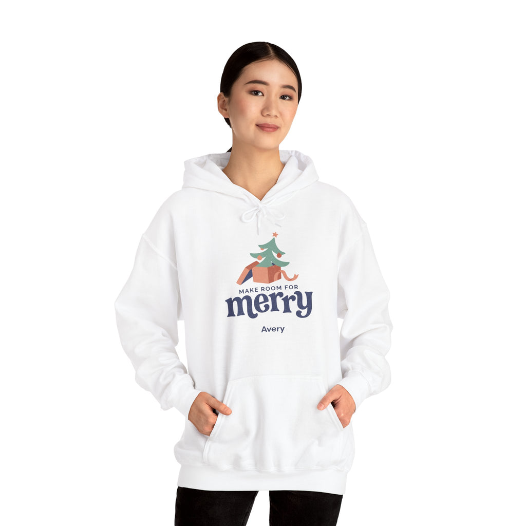 Make Room for Merry | Personalized Christmas Hoodie