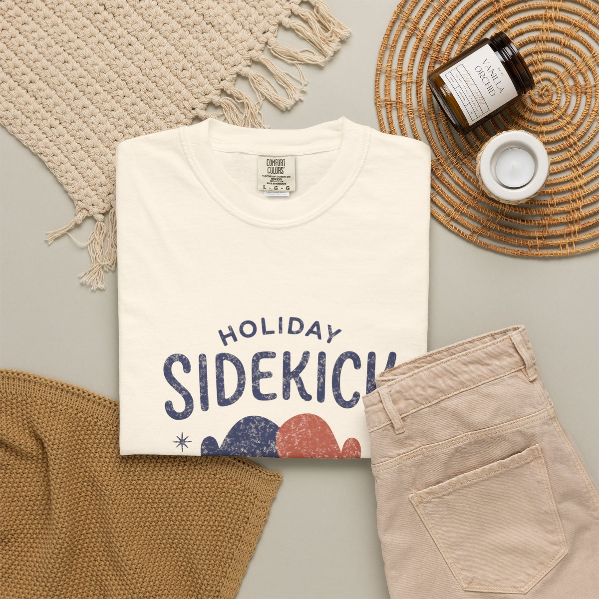 Holiday Sidekick | Personalized Christmas Tee