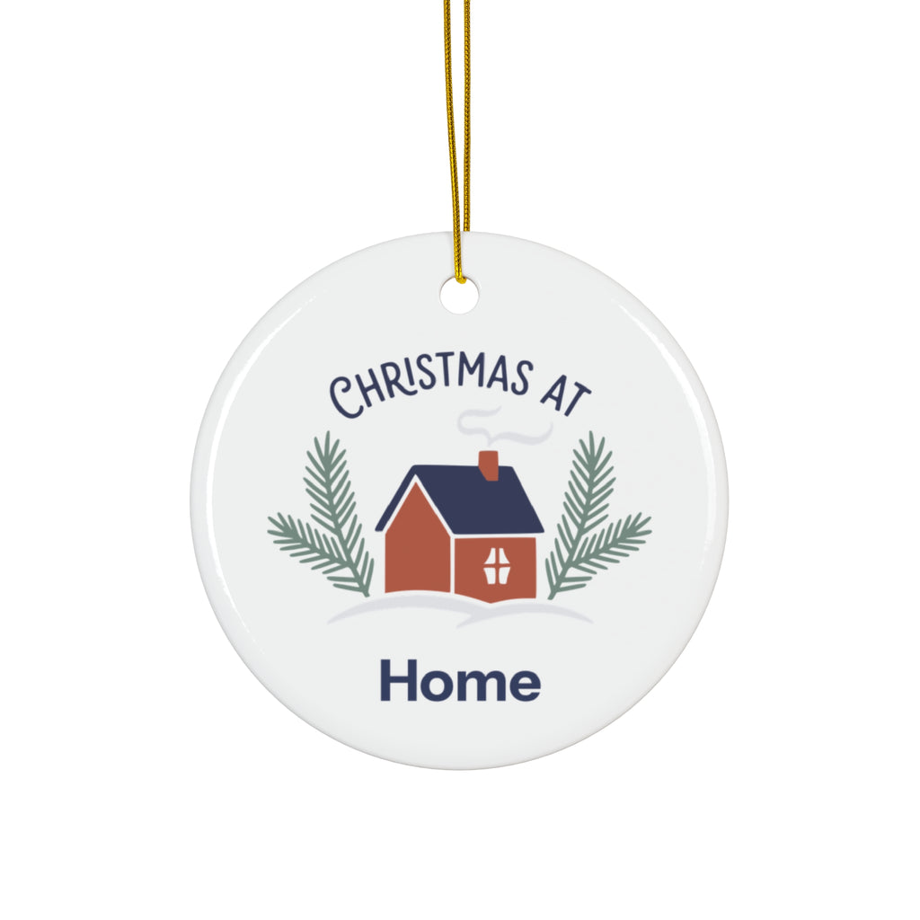 Christmas at Home | Ceramic Ornament | Design Only