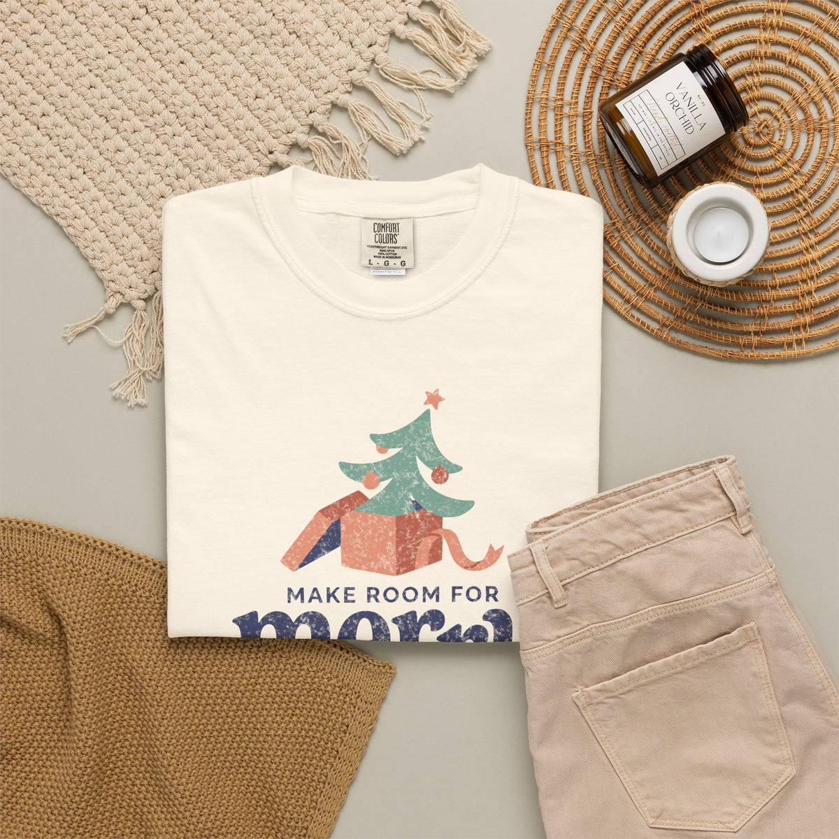 Make Room for Merry | Personalized Christmas Tee