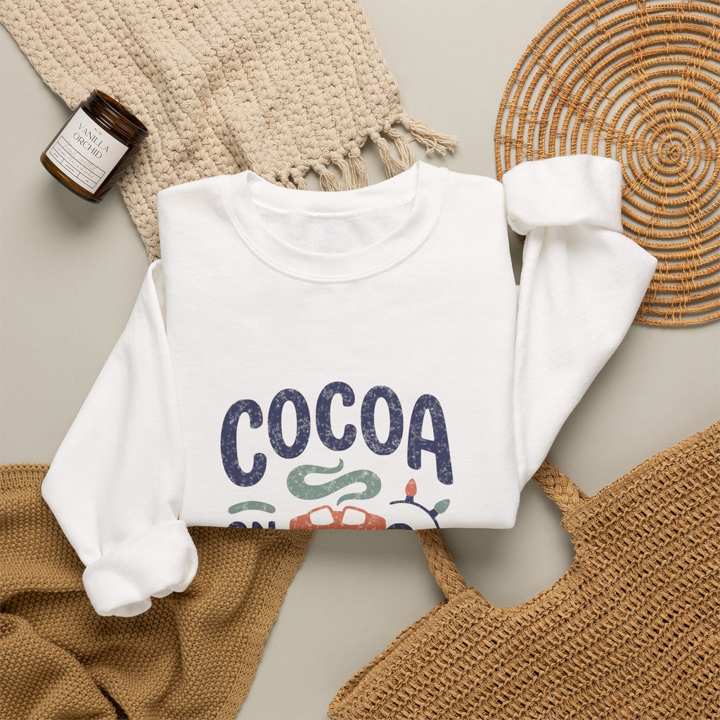 Cocoa on Repeat | Christmas Crewneck | Design Only