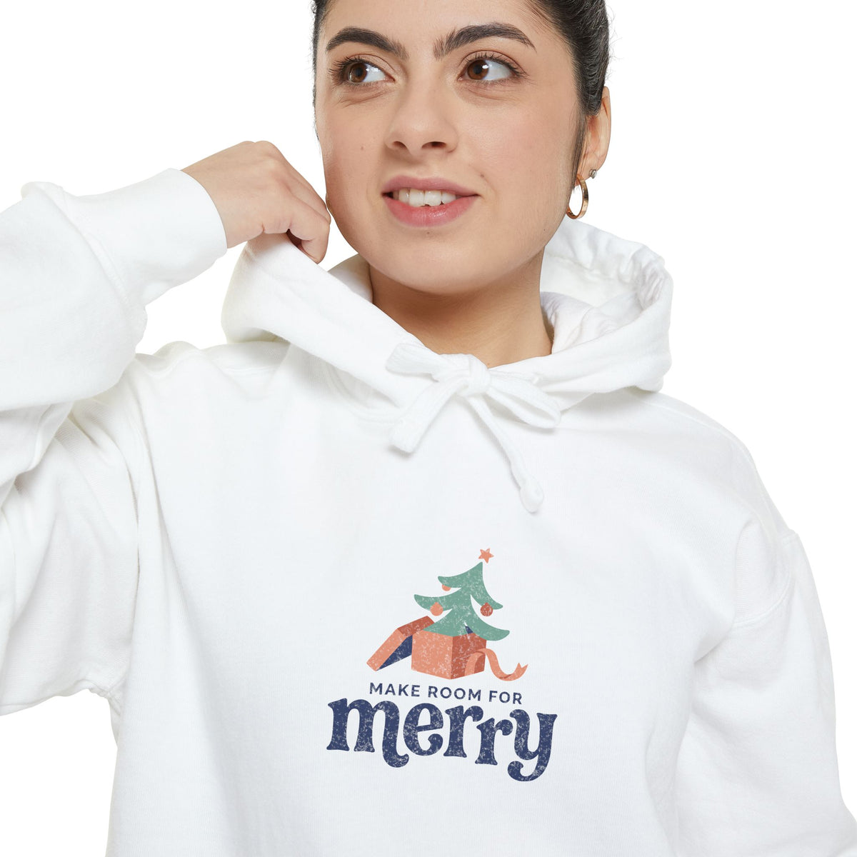 Make Room for Merry | Garment-Dyed Hoodie | Design Only