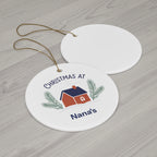 Christmas at Yours | Personalized Ceramic Ornament