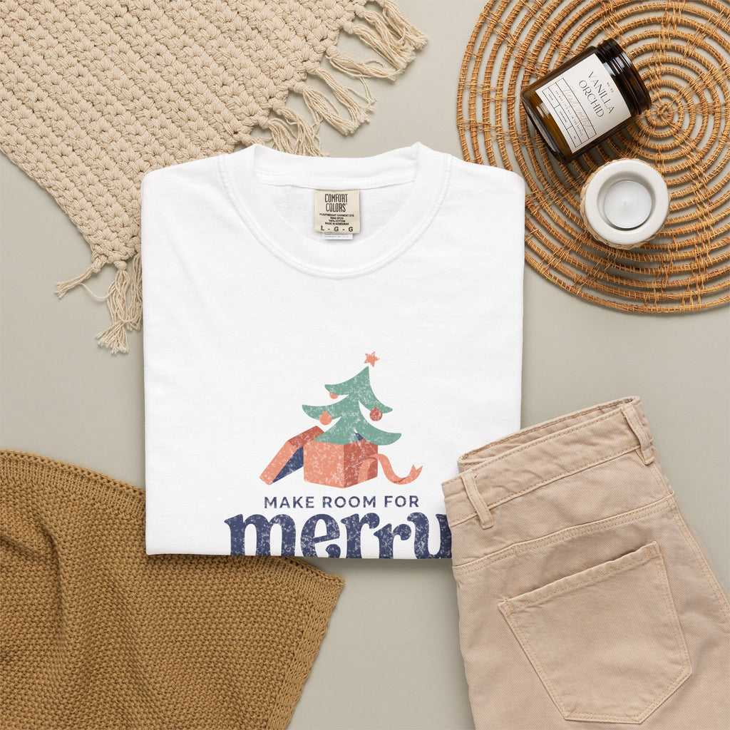 Make Room for Merry | Christmas Tee | Design Only