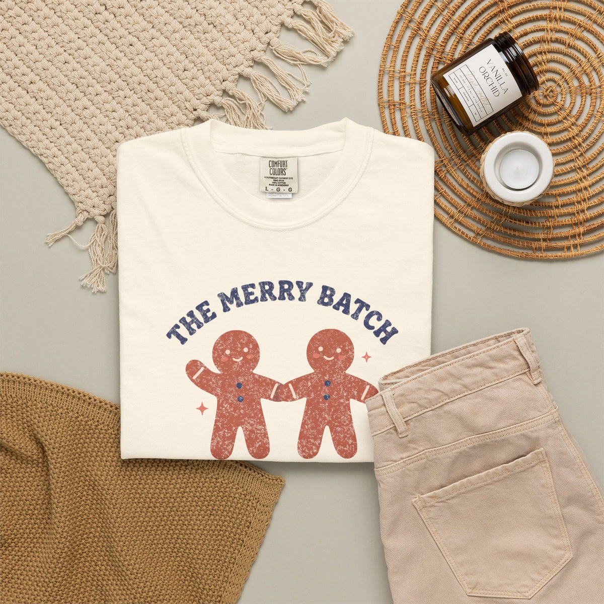 The Merry Batch | Personalized Christmas Tee