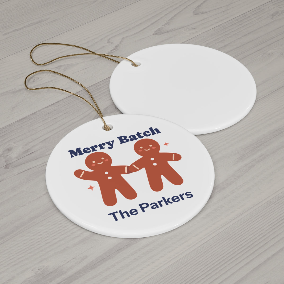 The Merry Batch | Personalized Ceramic Ornament