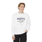Quietly Merry | Personalized Garment-Dyed Crewneck