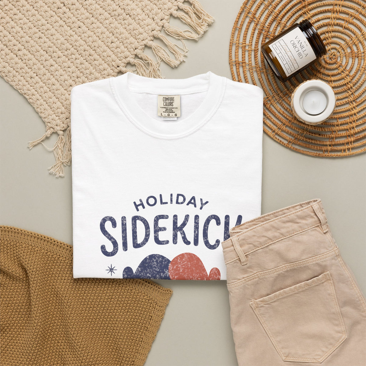 Holiday Sidekick | Personalized Christmas Tee