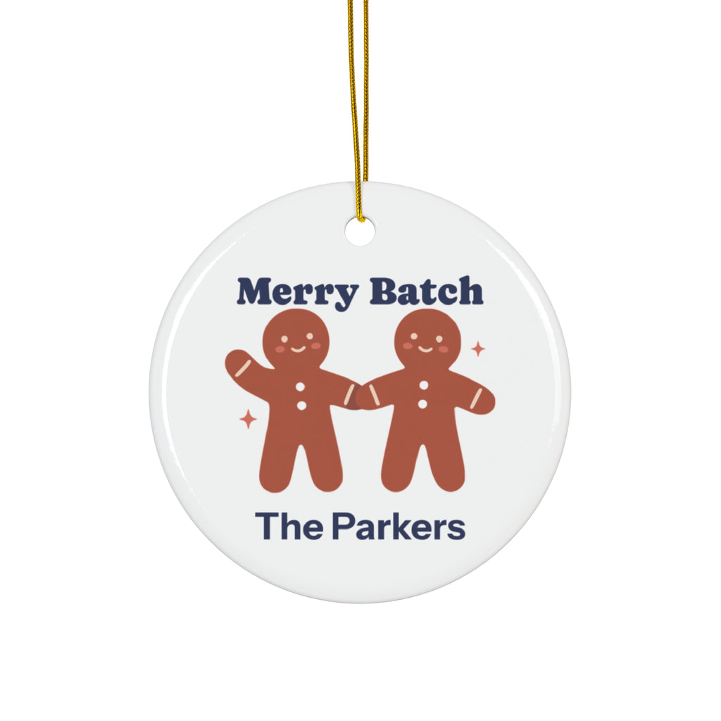 The Merry Batch | Personalized Ceramic Ornament