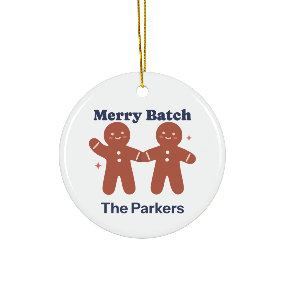 The Merry Batch | Personalized Ceramic Ornament