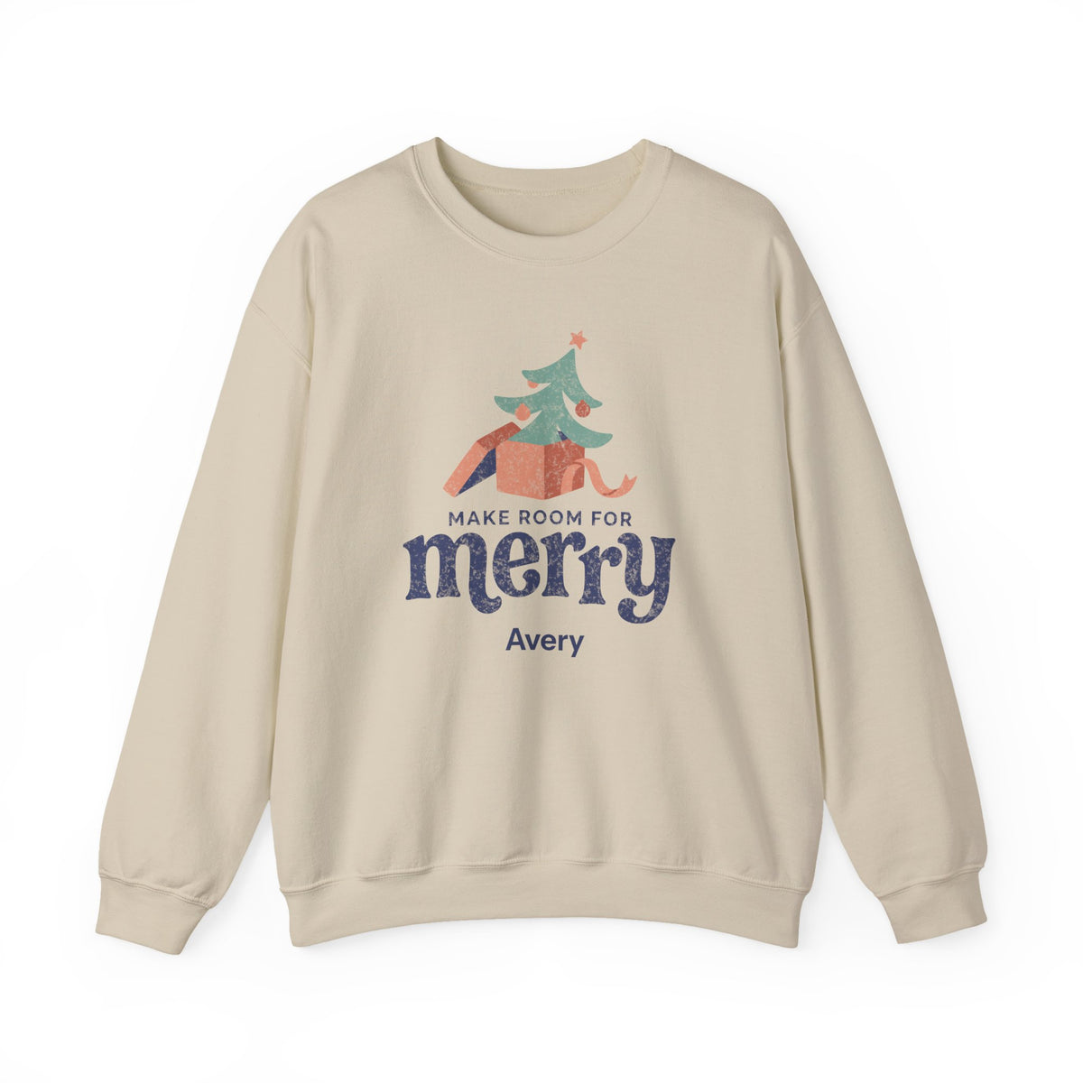 Make Room for Merry | Personalized Christmas Crewneck