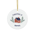 Christmas at Yours | Personalized Ceramic Ornament