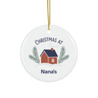 Christmas at Yours | Personalized Ceramic Ornament