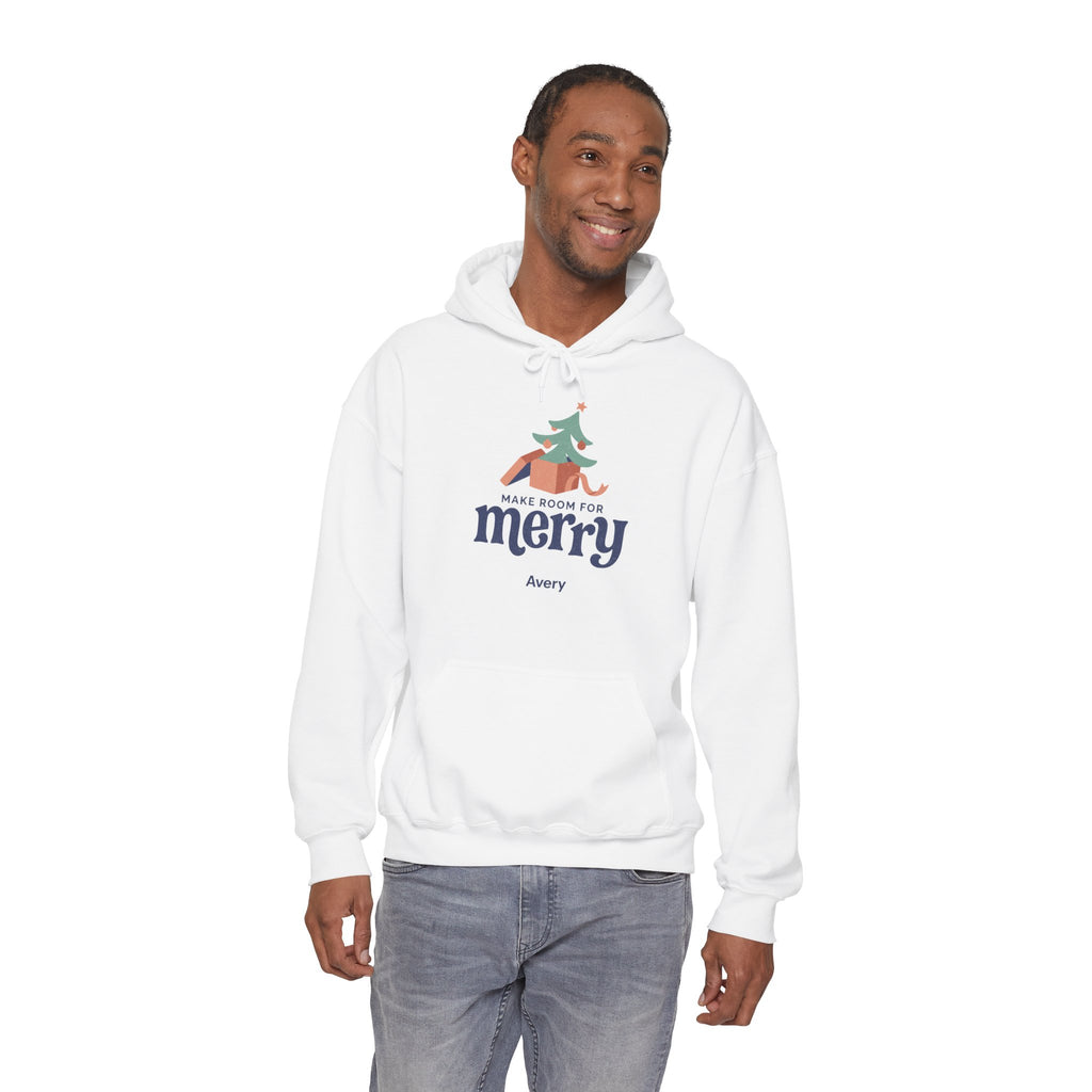 Make Room for Merry | Personalized Christmas Hoodie